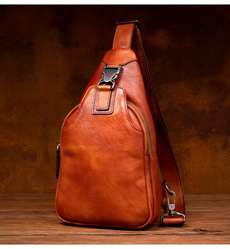Genuine leather casual bag