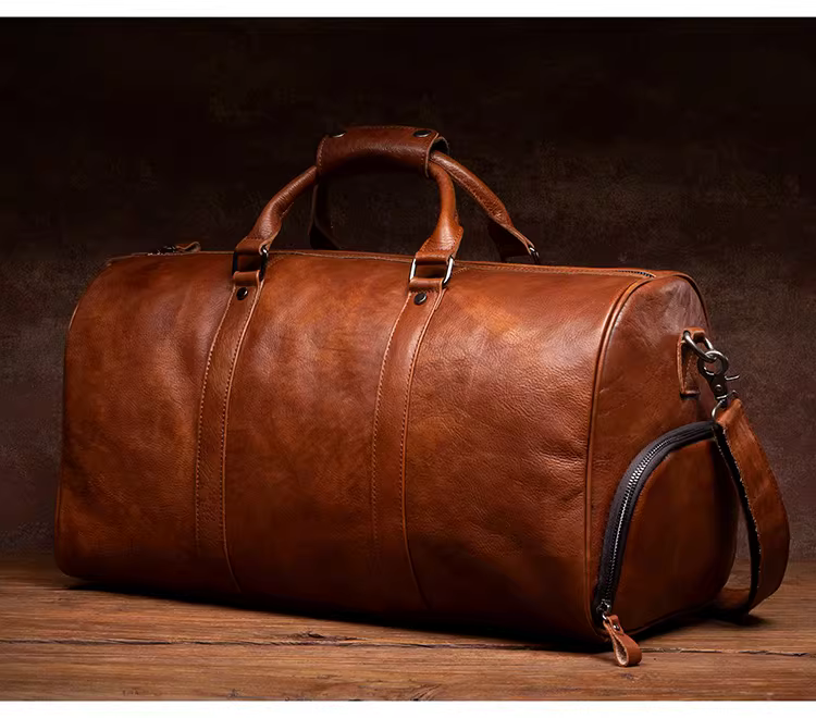 Genuine leather travel bag 50cm
